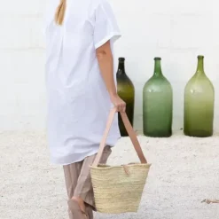 Best – korikassi hihnalla, nature Laukut