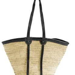 New – korikassi pidemmillä nahkahihnoilla, MUSTA Laukut