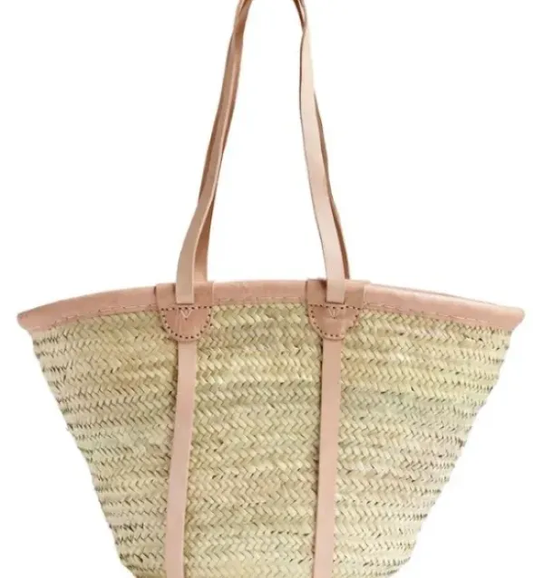 New – korikassi pidemmillä nahkahihnoilla, NATURE Laukut