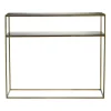 Online - metallinen konsolipöytä 35x100, honeygold Muut Huonekalut