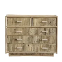 Online - Palma rottinkilaatikosto leveä, 5 laatikkoa Rottinkihuonekalut