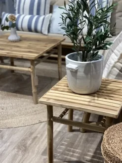 Hot - pieni bambupöytä 45x45x45 cm Bambupöydät|Piha Ja Terassi