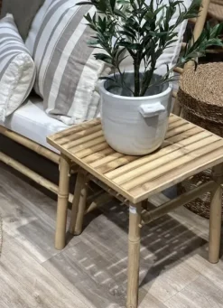 Hot - pieni bambupöytä 45x45x45 cm Bambupöydät|Piha Ja Terassi