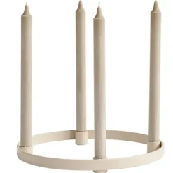 New - rengaskynttelikkö, 30cm, hiekka Kynttilät Ja Lyhdyt