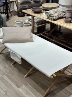 - taitettava aurinkopeti, valkoinen Bambuaurinkopedit|Piha Ja Terassi