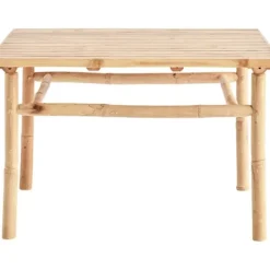 New bambupöytä 70x70x45 cm Bambupöydät|Piha Ja Terassi