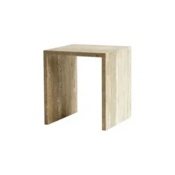 Travertin pöytä 45cm Muut Huonekalut