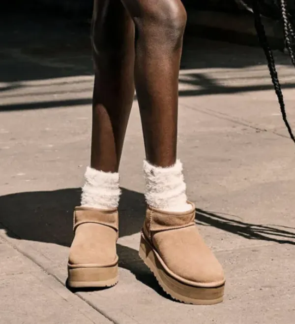 Discount - Classic ultra mini platform, chestnut Saappaat Ja Nilkkurit|Ugg