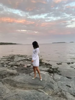 Sale Umi mekko short, white Mekot Ja Hameet|Juhlavaatteet