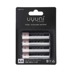 Discount Uyuni - AA alkaaliparistot (4 kpl) Kynttilät Ja Lyhdyt