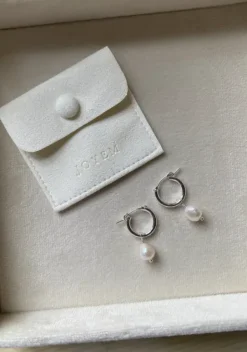 Outlet Venice Pearl Hoop korvakorut, hopea Joyem