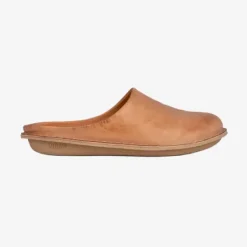 Clearance - ROMA Leather Fawn Tan Tohvelit|Tennarit Ja Loaferit