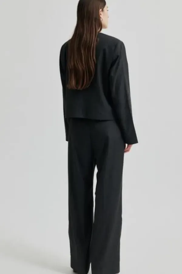 Outlet Wake housut, dark grey melange Farkut Ja Housut|Juhlavaatteet