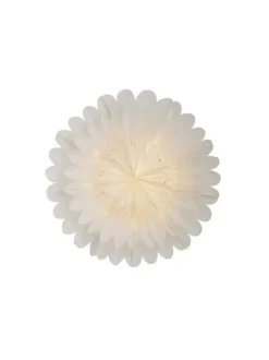 Discount - Lotus 60 tähti, valkoinen Paperitähdet