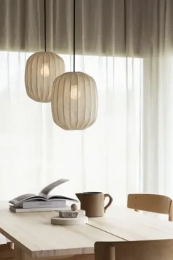 Online Watt&Veke - Prisma 25 kattovalaisin pellavaa, natural Valaisimet