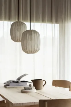 Online Watt&Veke - Prisma 35 kattovalaisin pellavaa, natural Valaisimet