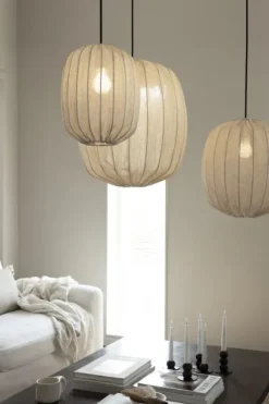 Online Watt&Veke - Prisma 35 kattovalaisin pellavaa, natural Valaisimet